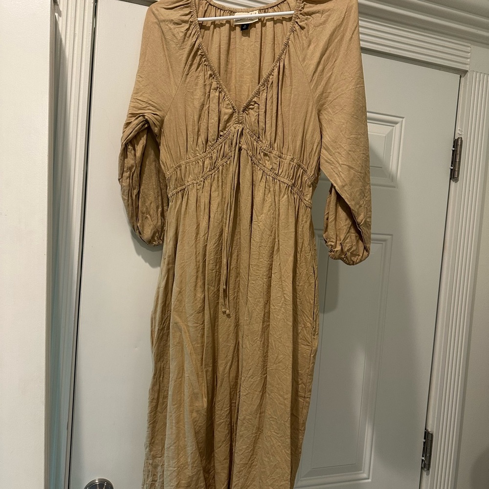 Universal Thread Tan Long Sleeve Dress